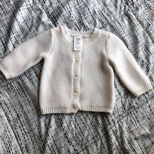 Carter 0-3 month cardigan